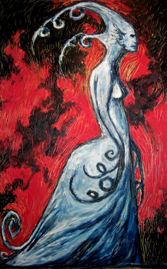 cliveart01 Clive Barker Art Opening in Los Angeles, CA